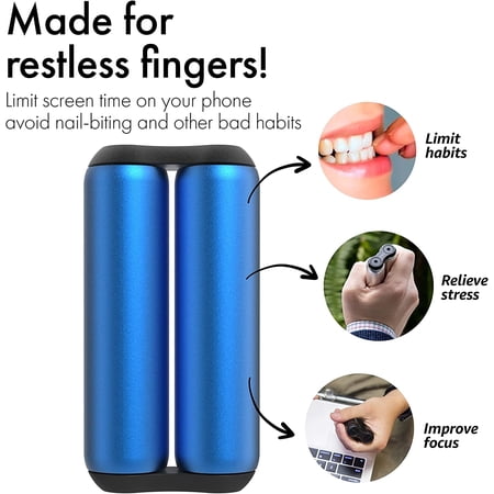 Condition photo showing New/Like New for sapphire ono roller - (the original) handheld fidget toy for adults | help relieve stress, anxiety, tension | promotes focus, clarity | compact, portable design