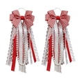 thumbnail image 2 of YuanGuangQ Cowboy Boot Tassels, 2 Pairs of Leather Boot Bows for Cowgirls, Western Accessories for Wedding Music Festival Outfit Decor, 2 of 6