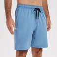 thumbnail image 5 of FRSASU Men's Workout Running Shorts Casual Lightweight Athletic Quick-Dry Gym Active Shorts with Pockets Sky Blue, 5 of 8