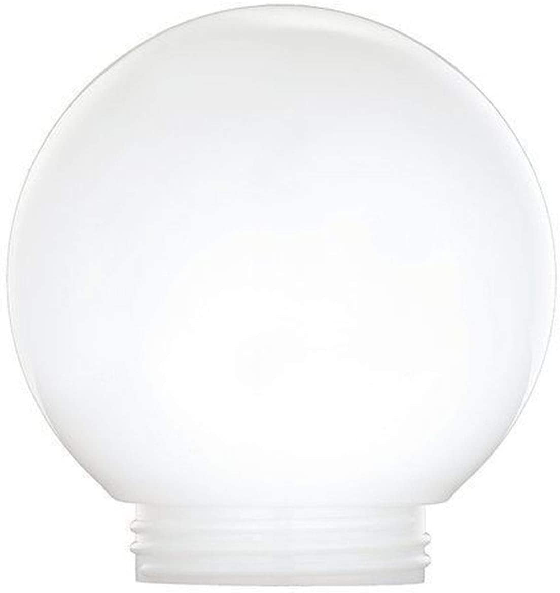 Details about   KastLite 20" White Acrylic Lamp Post Globe with 5.25" Neckless Opening 