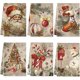 thumbnail image 1 of WAYAN 6 Pcs Christmas Kitchen Towels Vintage Santa Dish Cloth Christmas Farmhouse Tea Towels Santa Snowman Sock Ball Xmas Tree Hand Dishcloth Rustic Housewarming Gifts for Kitchen Holiday Cooking, 1 of 1