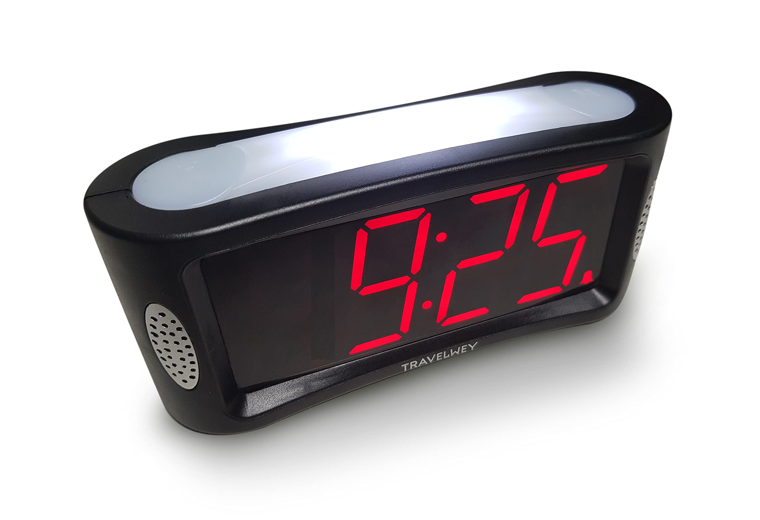 Eye Light Sound Activated Illuminated Holder With Clock For Glasses,Tissues 