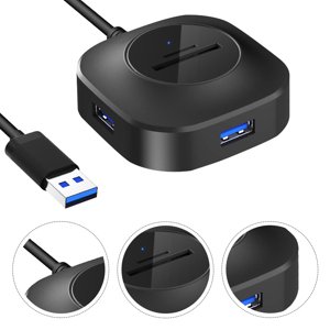 UPGRATOR 1Pack Computer Usb Port Hub ABS Plastic for Laptop Downward Compatible
