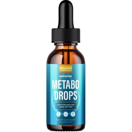 Metabo Drops Liquid Drops – Metabo Natural Blend Healthy Organic Support, 1 Pack, 1 Month Supply