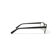 Phat Farm Men's HV706 Browline Prescription Eyeglasses with Case, Silver