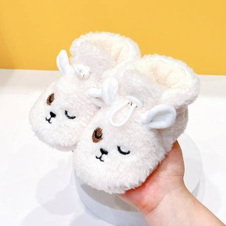 

Cathalem Running Shoe 6 5 Winter Children Baby Toddler Shoes For Boys And Girls Flat Plush Warm And Comfortable Kids High Tops White 0 Months
