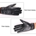 thumbnail image 5 of Qholemyo Men's Winter Gloves Outdoor Cycling Wrist Buckle Leather Gloves Cold Proof Warm Gloves Mens Gloves Winter Gloves For Cold Weather, 5 of 5