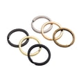 thumbnail image 4 of Coofit Split Ring Fer Rond 6PCS Couleur Unie Heavy Duty Porte-Clés Anneau Split Jump Anneau, 4 of 9