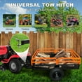 thumbnail image 6 of Utility Trailer,Garden Trailer,Trailer for Lawn Mower,Yard Trailer, Heavy-Duty Versatile Dolly Cargo Trailer,Tilt Bed and Foot-Operated Dump for Atvs, Utvs Lawn Garden Tractors, 6 of 9