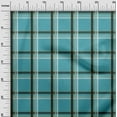 thumbnail image 2 of oneOone Polyester Lycra Fabric Madras Check Print Fabric By The Yard 56 Inch Wide, 2 of 4