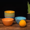 thumbnail image 5 of Yalin Wheat Straw Lightweight PP Bowls, 28 OZ Unbreakable Cereal Bowls, for Rice and Soup, Dishwasher and Microwave Safe, Multi Color (Set of 8), 5 of 6