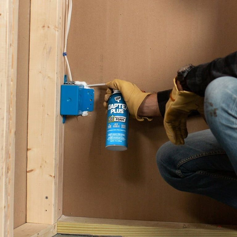 DAPtex Plus Multi-Purpose Foam Sealant, 12 OZ Filler Gap Filling