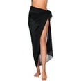 thumbnail image 2 of asdoklhq Plus Size Swimsuit Clearance Under $10,Women Chiffon Swimwear Pareo Scarf Beach Cover Up Wrap Kaftan Sarong, 2 of 7