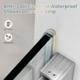 thumbnail image 4 of Sunny Shower Frameless Sliding Brushed Nickel Finish Shower Door 60 in. W x 72 in. H, 4 of 9
