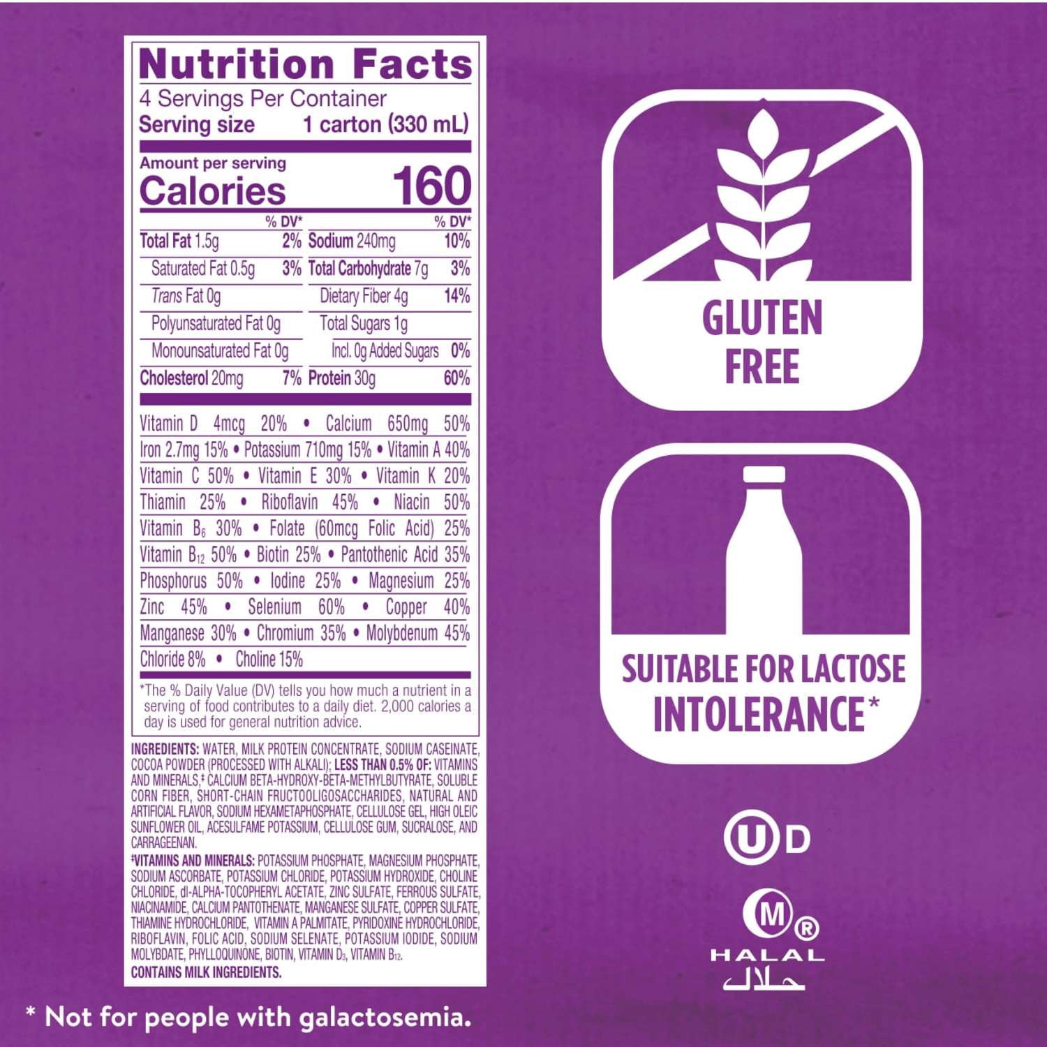 Ensure Max Protein Shake, 2-in-1 Muscle Support, 30g Protein, Milk Chocolate, 11 fl oz, 4 Pack