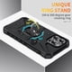 thumbnail image 5 of Case for iPhone 14 Plus Accesorio Magnético a Prueba de Golpes de Grado Militar con Cubierta de Soporte, Negro, for iPhone 14 Plus, 5 of 7