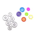 thumbnail image 2 of ZUARFY Six Buttons Dress Decoration Carbon Steel Cutting Dies DIY Scrapbooking Photo Album Embossing Paper Cards Making Stencil, 2 of 9