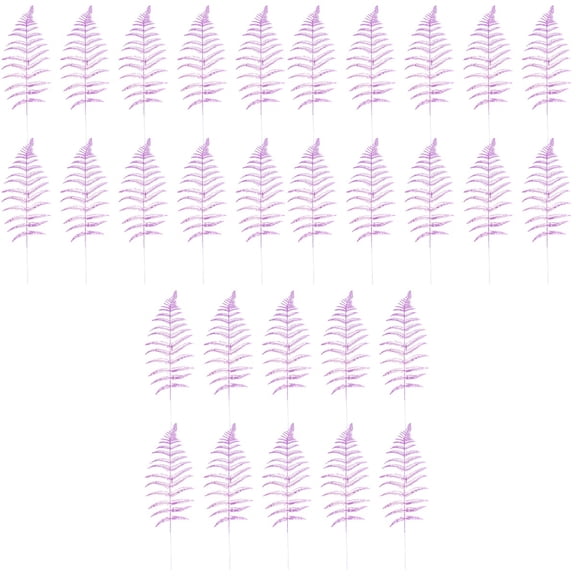 3 Count Purple Floral Picks and Sprays Artificial Simulation Leaves