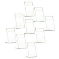 thumbnail image 4 of SHISUYAN 9Pcs Acrylic Display Stand L-shape Slanted Sign Holders Desktop Paper Menu Holder, 4 of 9