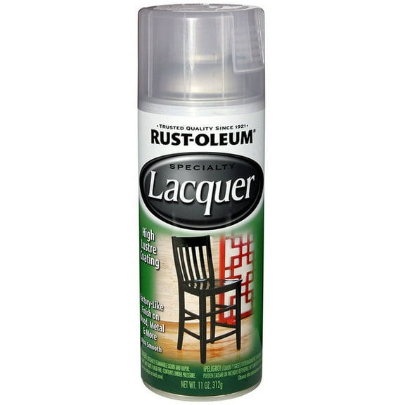 6-Pack of 11 oz Rust-Oleum Brands 1906830 Clear Specialty Lacquer Spray, Gloss