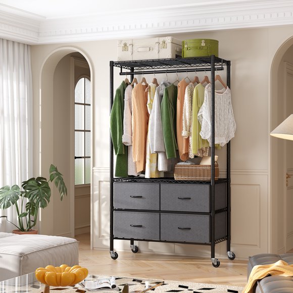 Portable Clothing Display Rack