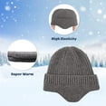 thumbnail image 3 of GRNSHTS Women Men Cuffed Beanie Hat with Earflaps Unisex Warm Winter Hats Knit Skull Cap, 3 of 6