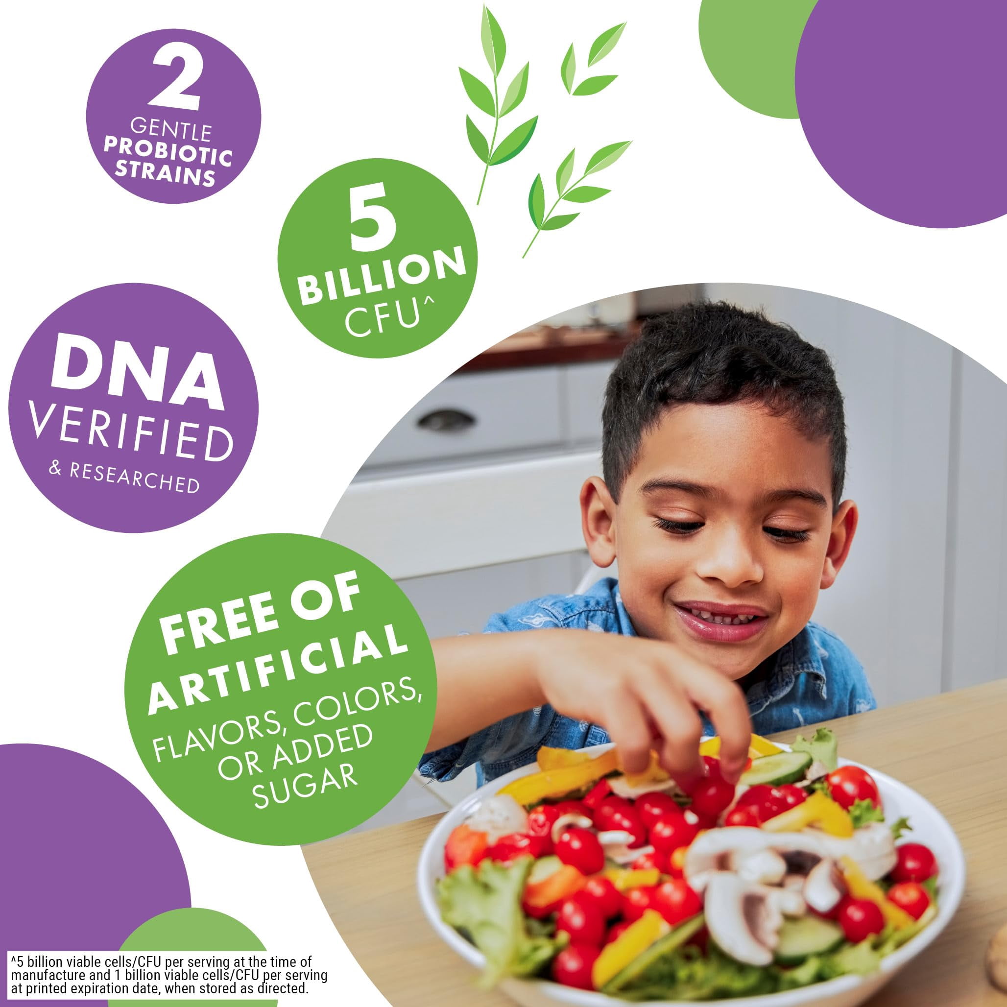 Bluebonnet Rainforest Animalz Kids Probiotic 5 Billion CFU^ Gut Health & Immunity* 30 Days