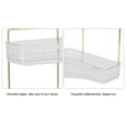 thumbnail image 4 of Estante Esquinero de 2 Niveles, Organizador de Encimera de Baño que Ahorra Espacio, Estantes de Almacenamiento de Cocina para Cosmético, Cuidado de la Piel, 4 of 7