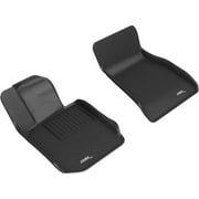 3D MAXpider KAGU Floor Mat (BLACK) compatible with BMW 3 SERIES SEDAN (G20) RWD 2019-2024 - Front Row