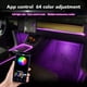 thumbnail image 4 of Tira de luces LED para Interior de coche, Control por aplicación, tira de luces resplandecientes, reemplazo para Tesla modelo 3, modelo Y, 4 of 8