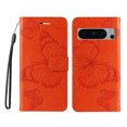 thumbnail image 2 of TECH CIRCLE Compatible with Google Pixel 8 Pro Wallet Case with Wrist Strap,for Men Women,Butterfly Embossed PU Leather Flip Stand Card Slots Protective Phone Cover for Google Pixel 8 Pro 6.7",Orange, 2 of 8