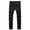 Black Jeans for Men, variant on HOOMEUMY Men's Biker Jeans Stretch Slim Fit Casual Breathable Denim Biker Jeans With Knee Pleated for Streetwear Black XS(29)