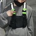 thumbnail image 4 of Fashion Chest Rig Bag Reflective Vest Hip Hop Streetwear Functional Harness Chest Bag Pack Front Waist Pouch Backpack, 4 of 6