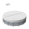 thumbnail image 4 of Round Pool Cover Solar Covers for Above Ground Foldable Outdoor Swimming Cover Silver, 4 of 8