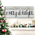 thumbnail image 2 of Merry & Bright Premium Gallery Wrapped Canvas - Ready to Hang, 2 of 9