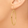thumbnail image 3 of Primal Gold 14 Karat Yellow Gold Tube Hoop Dangle Earrings, 3 of 6