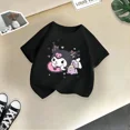 thumbnail image 2 of Bonita camiseta de verano de la marca de moda Sanrio Kulomi para niños, camiseta de dibujos animados para niñas, camiseta básica informal de manga corta para bebés y niños, 2 of 5