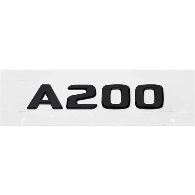 ZWP Car Rear Trunk Sticker Emblem ABS Tail Number Badge Decal Compatible With Mercedes Benz A63 A200 A220 A250 A260
