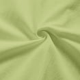 thumbnail image 6 of VISALY Linen Sets for Women Dressy Half Sleeve Deep V Neck Peasant Halter Tunic Tops Flowy Linen Loose Wide Leg Long Palazzo Pants Sets Cotton Linen Lounge Matching Summer Casual Set Green Xl, 6 of 7