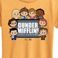 thumbnail image 3 of The Office - Dunder Mifflin Cute Characters - Women's Short Sleeve Graphic T-Shirt, 3 of 6
