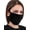 Black, variant on Baby O Velvet Women's Face Mask Covering Washable Reusable Elegent Dress Made In The USA