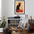 thumbnail image 4 of Art.com Montmarte, France - Chat Noir Cabaret Troupe Black Cat Promo Poster Art Print by Lantern Press, Brown Frame Wall Art, 32" x 44", 4 of 5