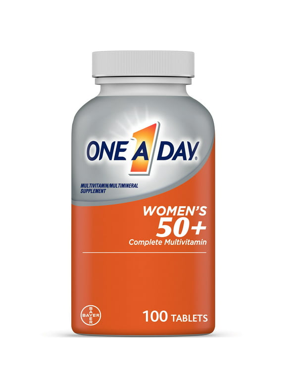 One A Day Women's 50+ Multivitamin Tablets, Multivitamins for Women, 100 Count