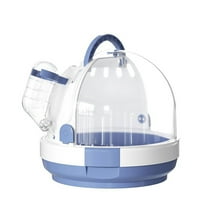 Acahhotxx Birds Carrier, Portable Clear Bird Parrots Transport Cage Window Carrier Bag Breathable Bird Carrier Travel Bag - Blue