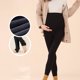 thumbnail image 4 of ShomPort Maternity Winter Warm Fleece Lined Stirrup Leggings Thick Thermal Tights Pants High Waisted Yoga Pants Cold Weather, 4 of 5