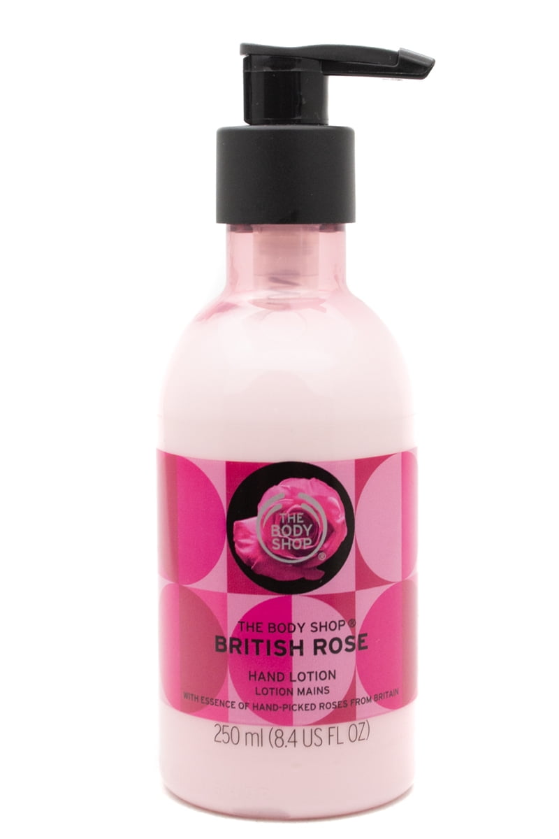 The Body Shop BRITISH ROSE Hand Lotion 8.4 fl oz