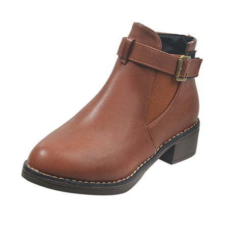 

Fashion Women s Shoes Breathable High Heels Retro Zipper Short Boots Taupe Boots for Women Water Boots for Women