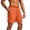 Orange, variant on Mens Cargo Shorts Casual Solid Color Side Slit Drawstring Pants Outdoor Hiking Work Summer Swimming Shorts With Pockets