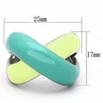 thumbnail image 2 of Luxe Jewelry Designs Women's Stainless Steel Cross Design Ring with Multi Color Epoxy - Size 7 (Pack, 2 of 4