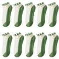 thumbnail image 2 of iHPH7 10 Pairs of Socks Sheer Socks Womens Ankle Socks Mesh Socks Short Socks for Women Stockings for Women Ladies Socks Nylon Socks for Women Green One Size, 2 of 4